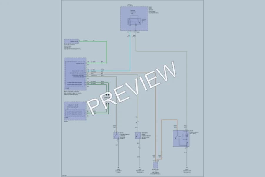 2005 Chevrolet Malibu Trunk Tailgate Fuel Door wiring diagram preview