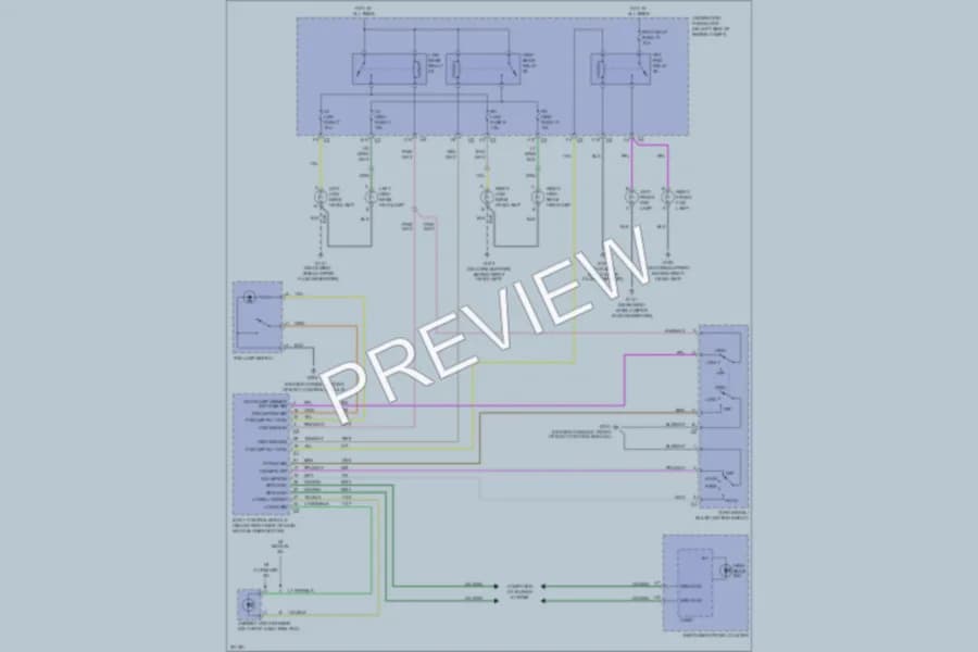 2005 Chevrolet MalibuMaxx Headlights wiring diagram preview