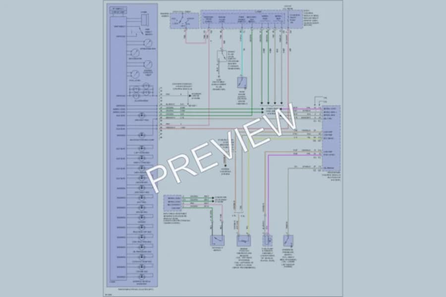 2005 Chevrolet MalibuMaxx Instrument Cluster wiring diagram preview