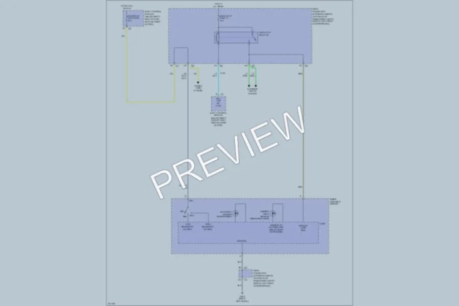 2005 Chevrolet MalibuMaxx Power Mirrors wiring diagram preview