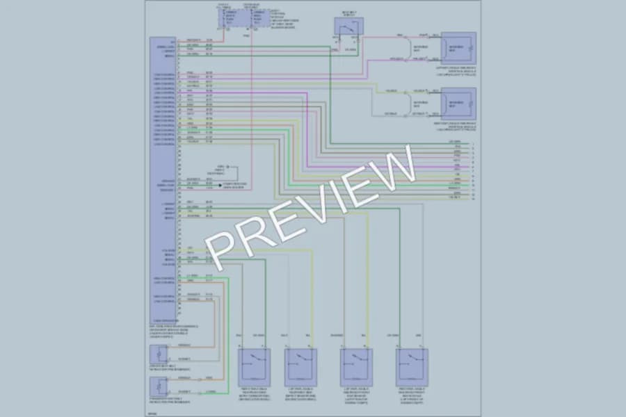 2005 Chevrolet MalibuMaxx Supplemental Restraints wiring diagram preview