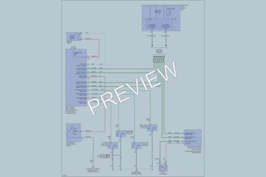 2005 Chevrolet MalibuMaxx Warning Systems wiring diagram preview