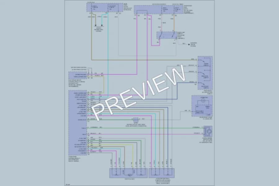 2005 Chevrolet TrailBlazer Cruise Control wiring diagram preview