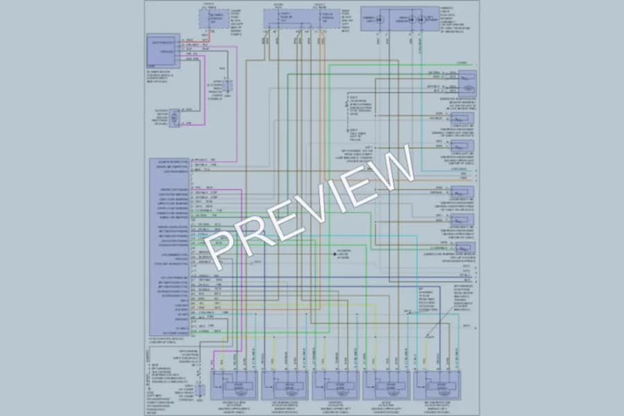 2005 Chevrolet TrailBlazerEXT Air Conditioning wiring diagram preview