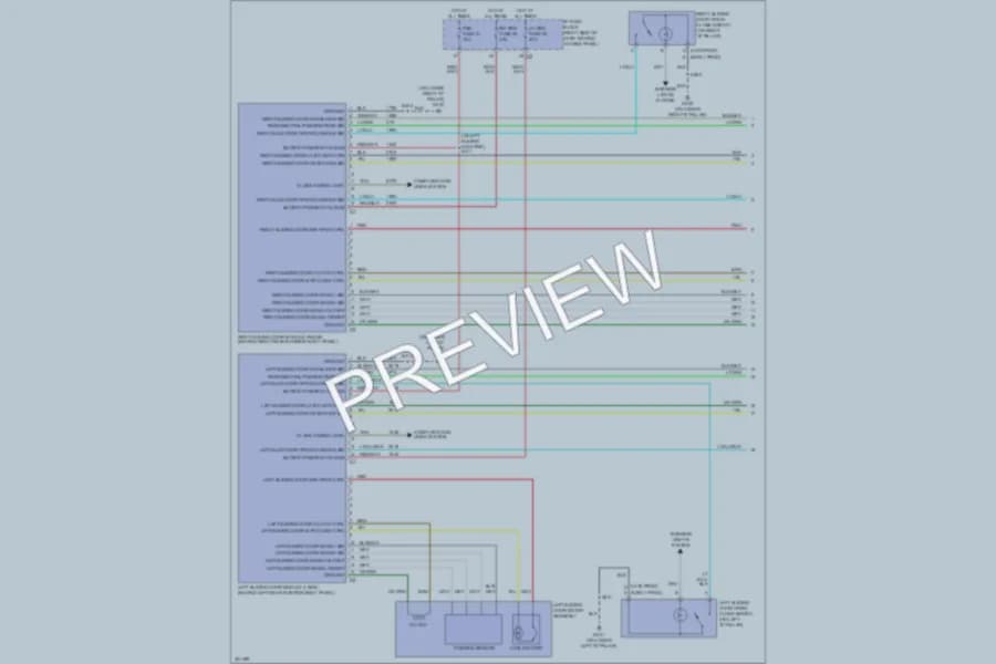2005 Chevrolet Uplander Trunk Tailgate Fuel Door wiring diagram preview