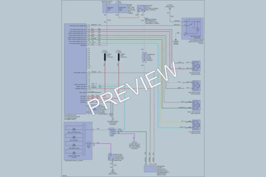 2005 Chevrolet Venture Anti Lock Brakes wiring diagram preview