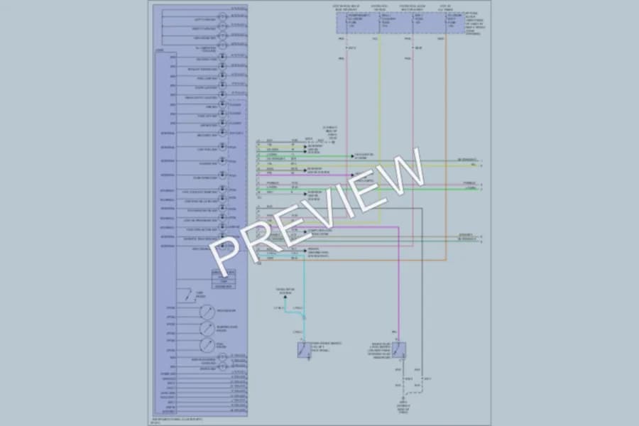 2005 Chevrolet Venture Instrument Cluster wiring diagram preview