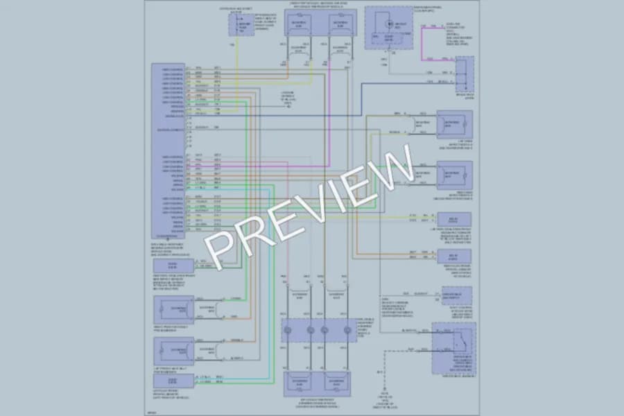2005 Chevrolet Venture Supplemental Restraints wiring diagram preview