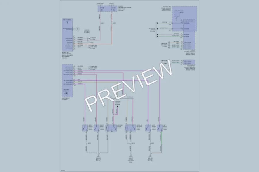 2005 Chrysler 300 Anti Theft wiring diagram preview