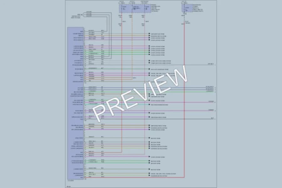 2005 Chrysler 300 Instrument Cluster wiring diagram preview