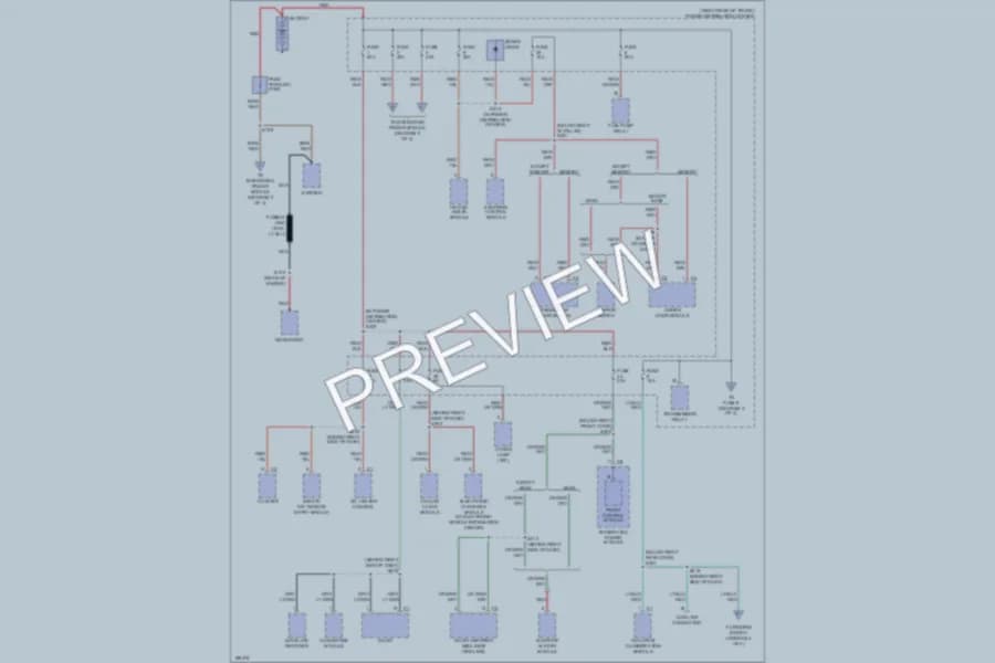 2005 Chrysler 300 Power Distribution wiring diagram preview