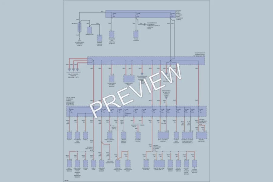 2005 Chrysler Crossfire Power Distribution wiring diagram preview