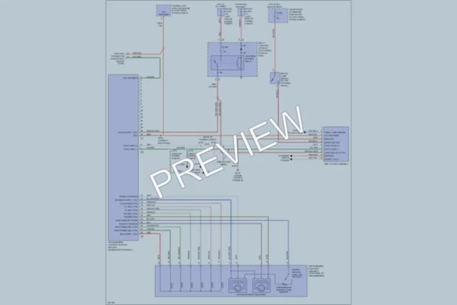 2005 Chrysler Crossfire Transmission wiring diagram preview