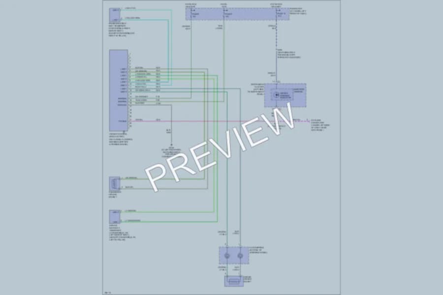2005 Chrysler PTCruiser Supplemental Restraints wiring diagram preview