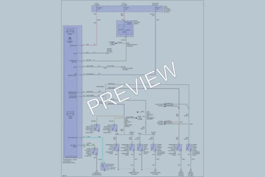 2005 Chrysler PTCruiser Warning Systems wiring diagram preview