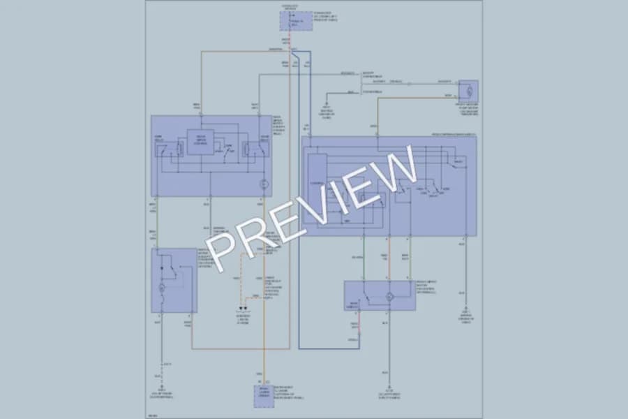 2005 Chrysler PTCruiser Wiper Washer wiring diagram preview