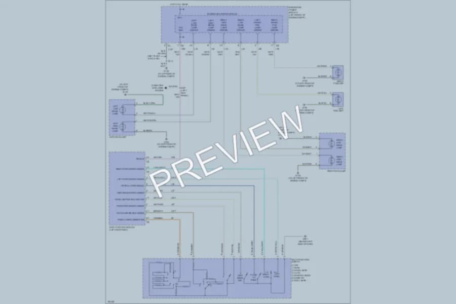 2005 Chrysler Pacifica Headlights wiring diagram preview