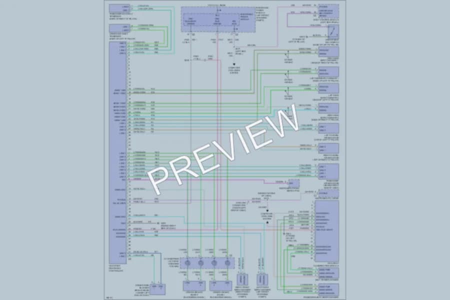 2005 Chrysler Pacifica Supplemental Restraints wiring diagram preview
