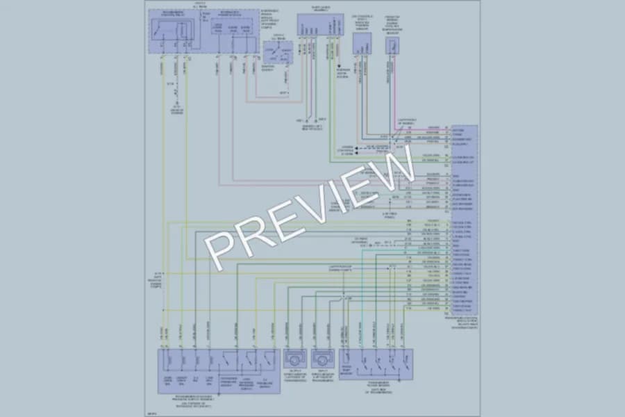 2005 Chrysler Pacifica Transmission wiring diagram preview