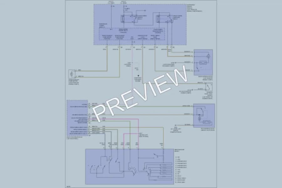 2005 Chrysler Pacifica Wiper Washer wiring diagram preview