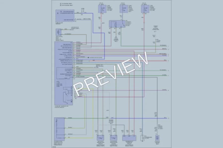 2005 Dodge 2500Sprinter Air Conditioning wiring diagram preview