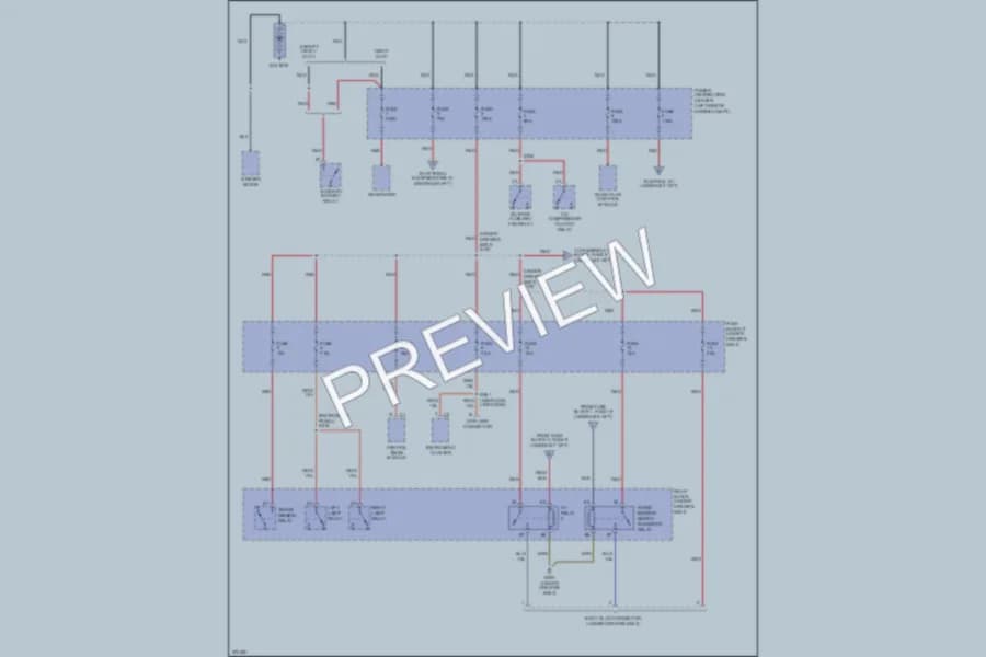 2005 Dodge 2500Sprinter Power Distribution wiring diagram preview