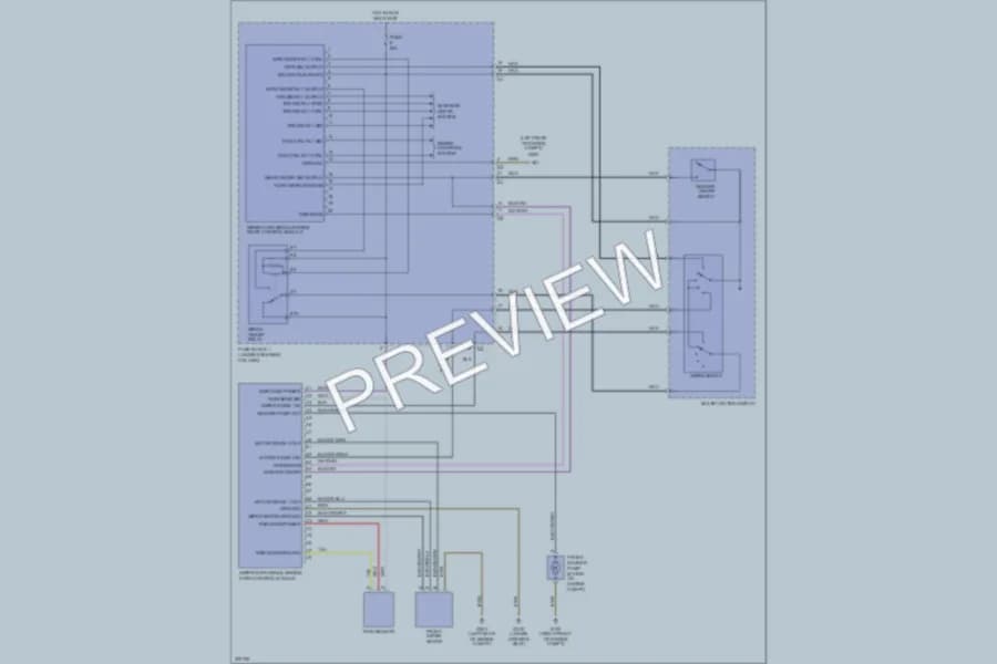 2005 Dodge 2500Sprinter Wiper Washer wiring diagram preview
