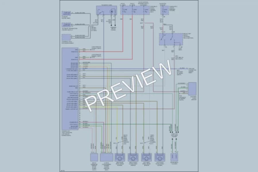 2005 Dodge 3500Sprinter Anti Lock Brakes wiring diagram preview