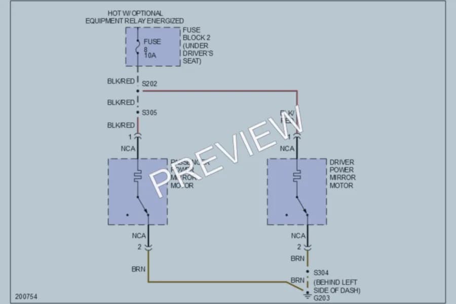 2005 Dodge 3500Sprinter Defoggers wiring diagram preview