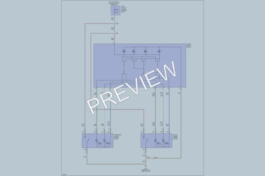 2005 Dodge 3500Sprinter Power Mirrors wiring diagram preview