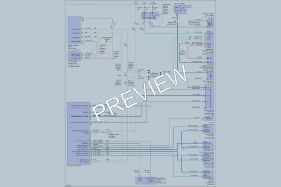 2005 Dodge Dakota Air Conditioning wiring diagram preview