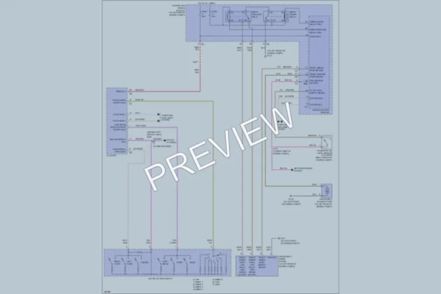 2005 Dodge Dakota Wiper Washer wiring diagram preview