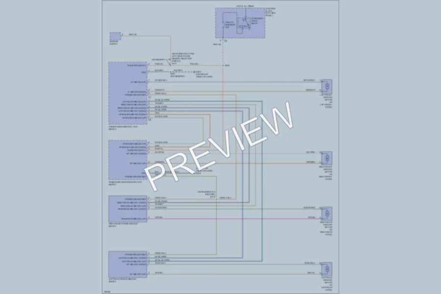 2005 Dodge Durango Power Windows wiring diagram preview