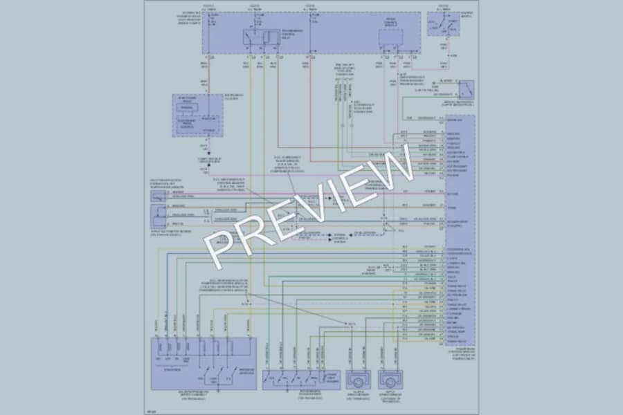 2005 Dodge GrandCaravan Transmission wiring diagram preview