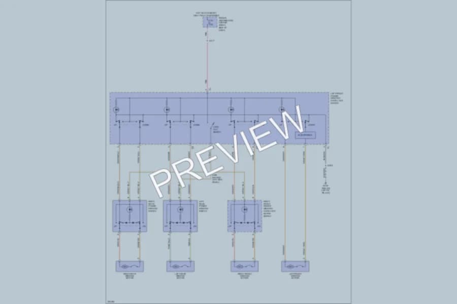 2005 Dodge Magnum Power Windows wiring diagram preview
