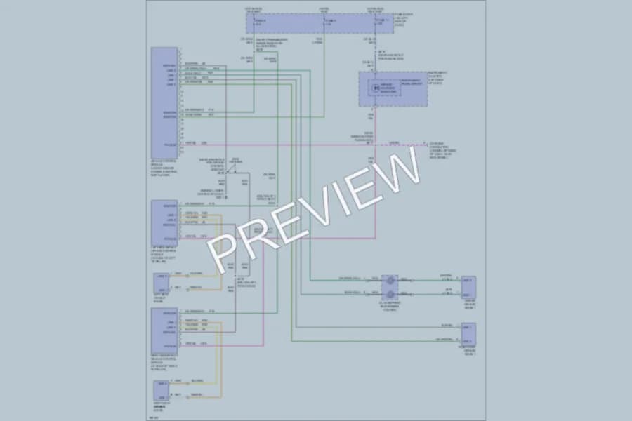 2005 Dodge Neon Supplemental Restraints wiring diagram preview