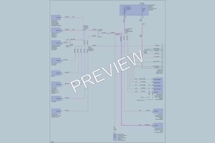 2005 Dodge R3500 Computer Data Lines wiring diagram preview with protected circuit layout