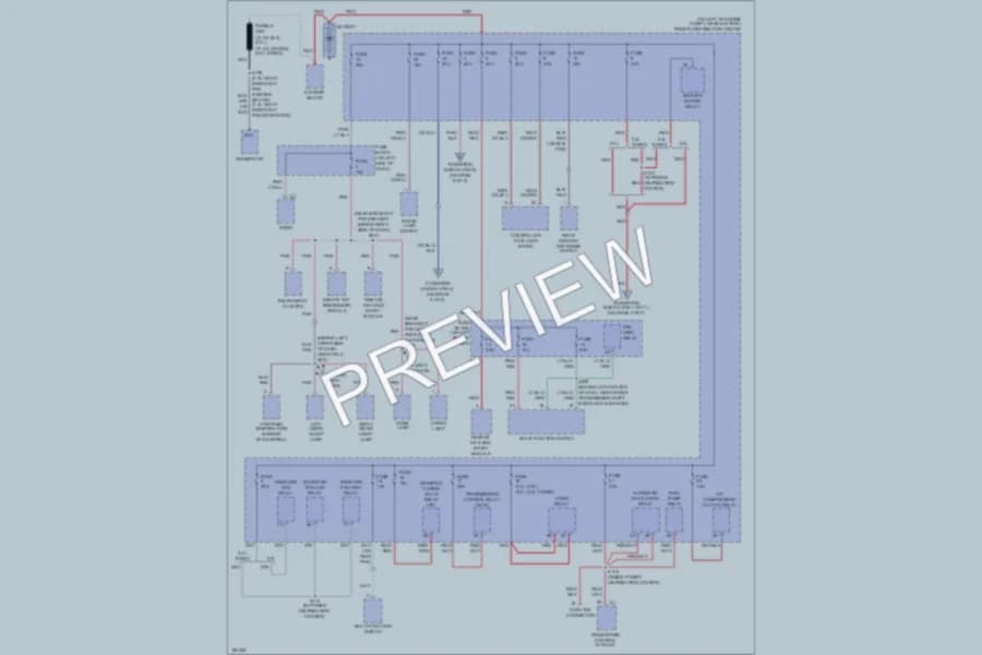 2005 Dodge SX20 Power Distribution wiring diagram preview