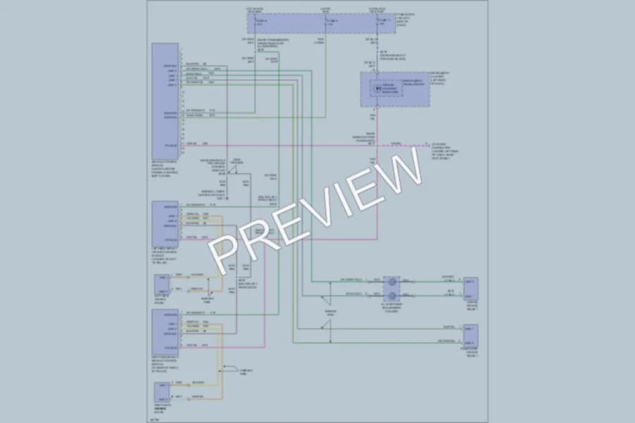 2005 Dodge SX20 Supplemental Restraints wiring diagram preview