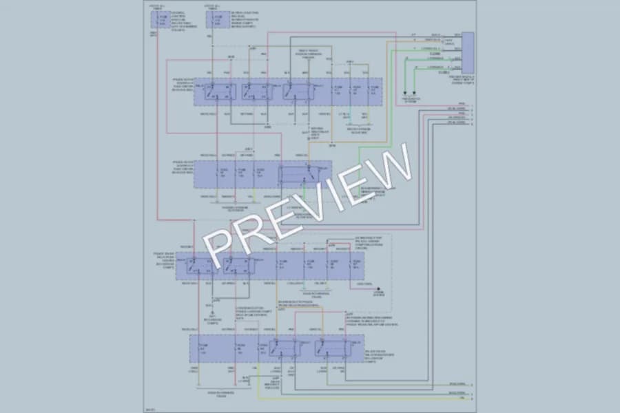 2005 Ford CrownVictoria Exterior Lights wiring diagram preview