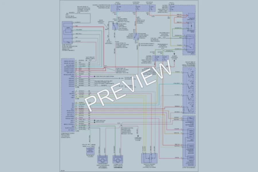 2005 Ford CrownVictoria Transmission wiring diagram preview