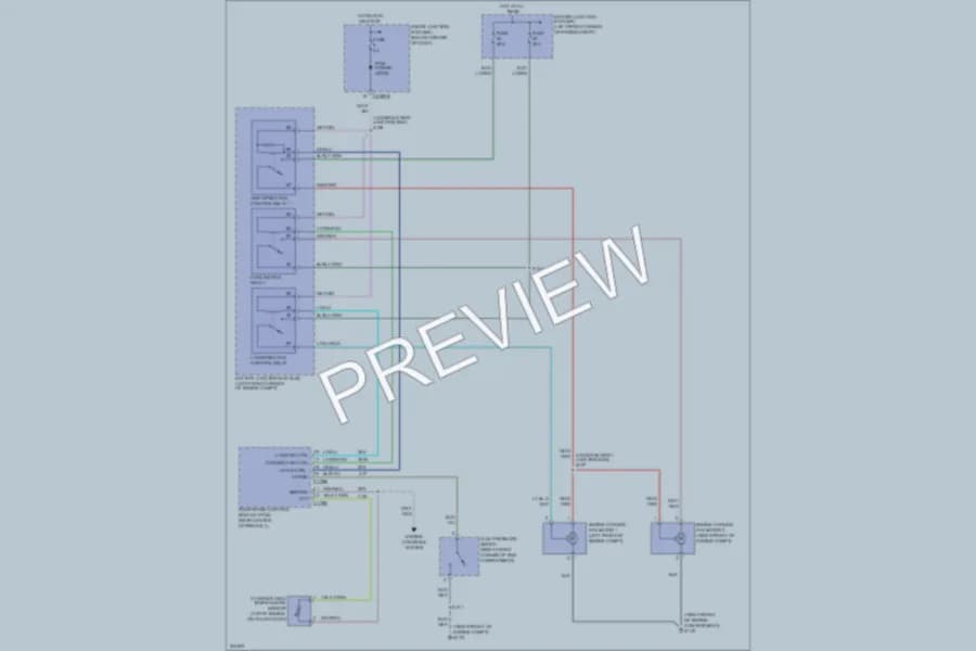2005 Ford Escape Cooling Fan wiring diagram preview