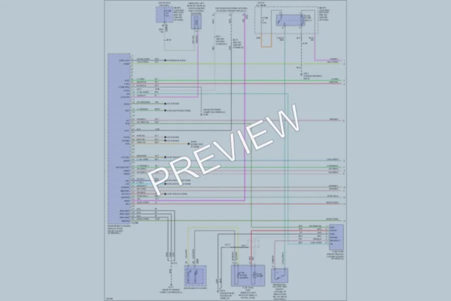 2005 Ford Escape Engine Performance wiring diagram preview
