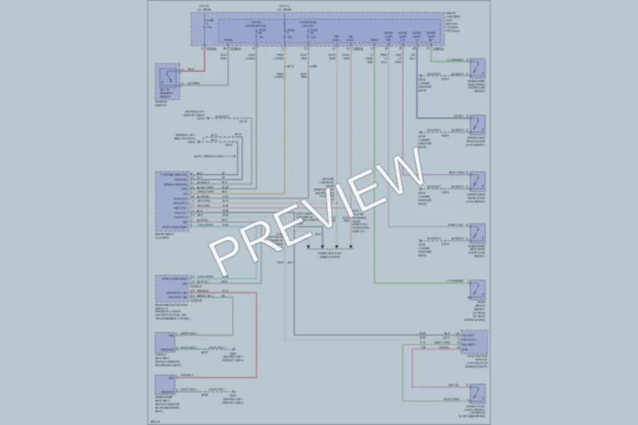 2005 Ford Escape Warning Systems wiring diagram preview