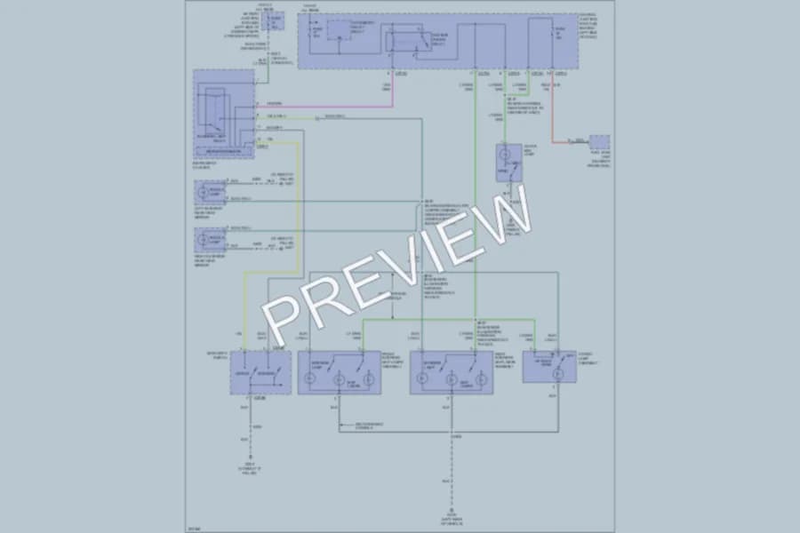 2005 Ford Explorer Interior Lights wiring diagram preview
