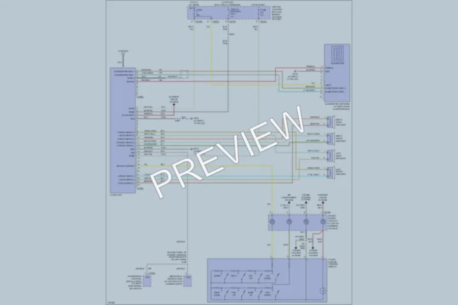2005 Ford Explorer Radio wiring diagram preview