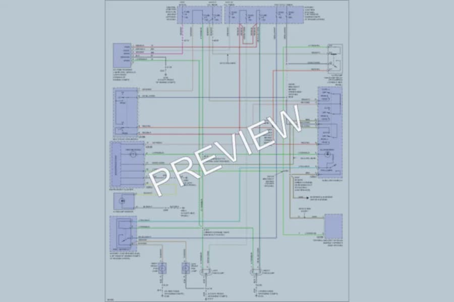 2005 Ford ExplorerSportTrac Headlights wiring diagram preview