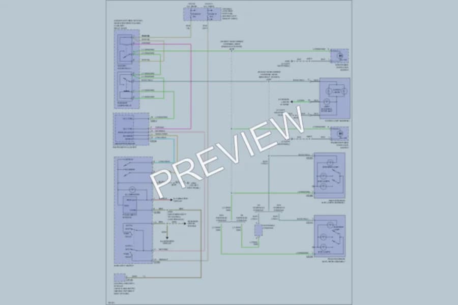 2005 Ford ExplorerSportTrac Interior Lights wiring diagram preview