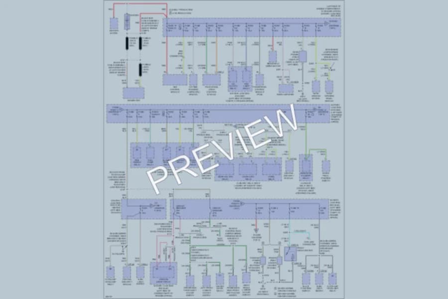 2005 Ford ExplorerSportTrac Power Distribution wiring diagram preview