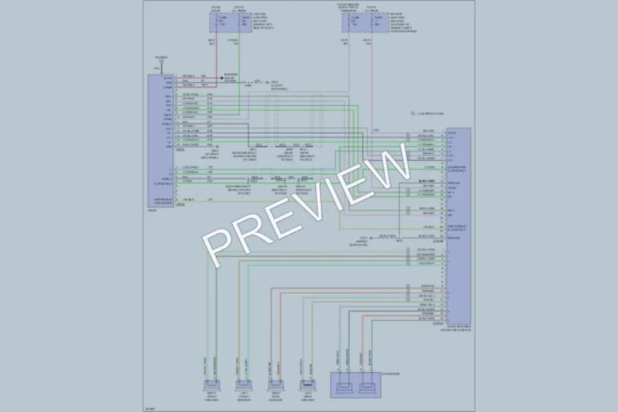 2005 Ford ExplorerSportTrac Radio wiring diagram preview